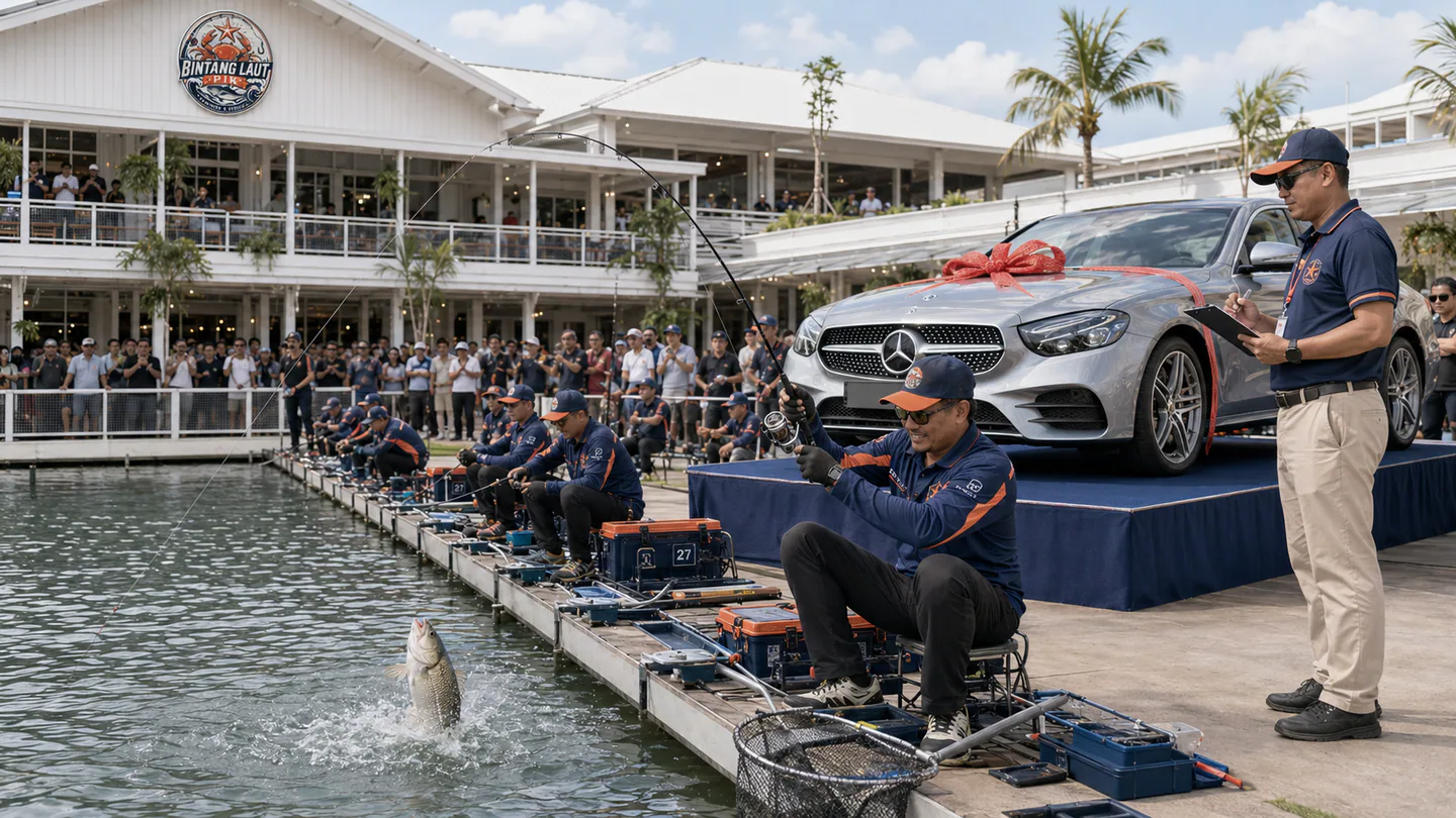 Turnamen Mancing Berhadiah Mercedes-Benz