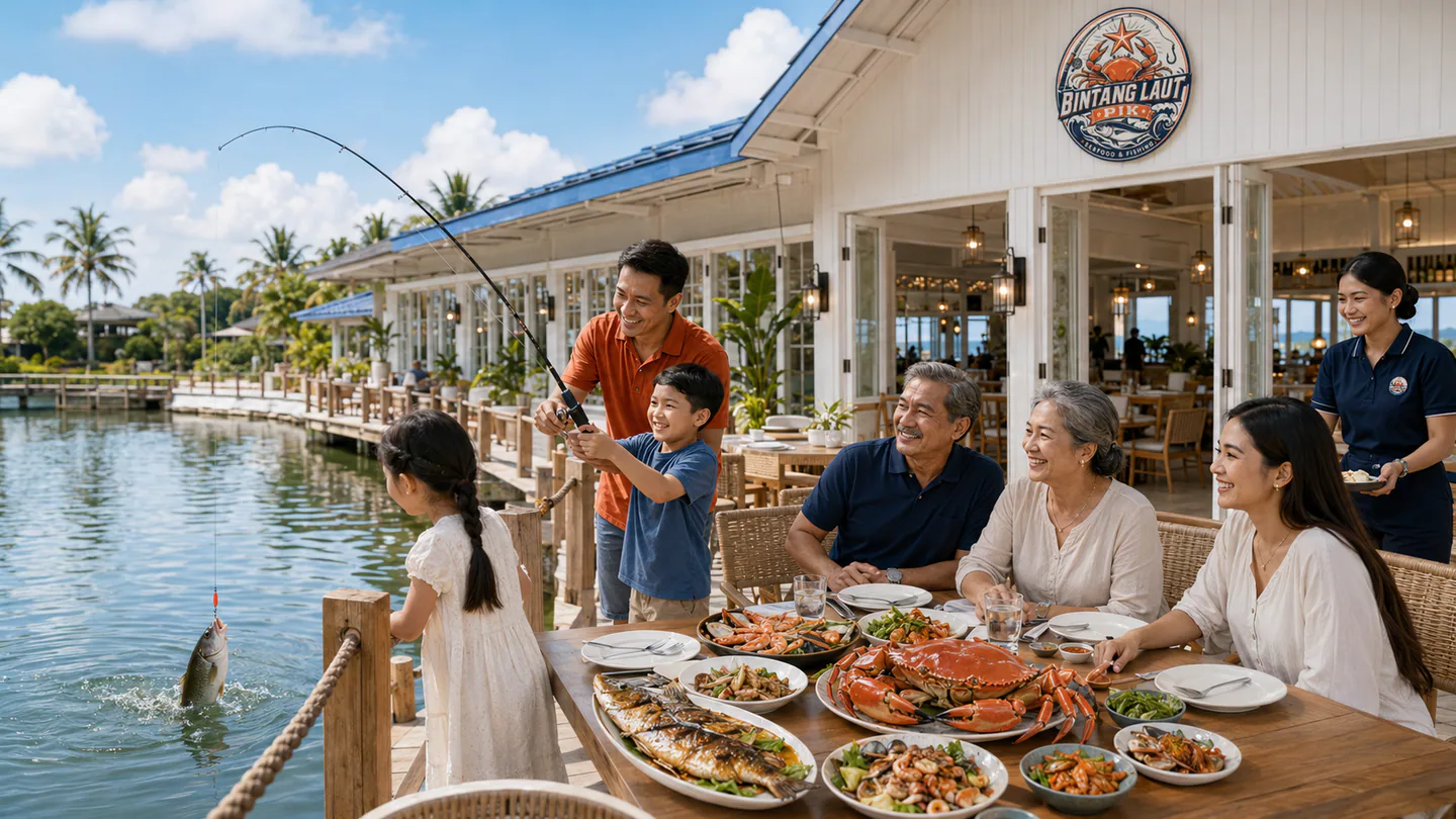 Makan Seafood Lalu Memancing? Konsep Liburan Keluarga di PIK 2 Ini Bikin Penasaran