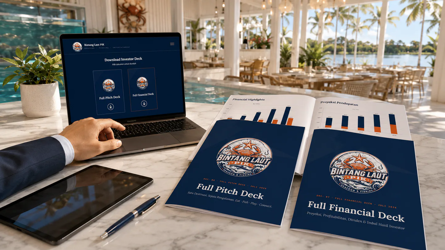 Dibuka untuk Publik: Pitch Deck dan Financial Deck Bintang Laut PIK Kini Bisa Diunduh