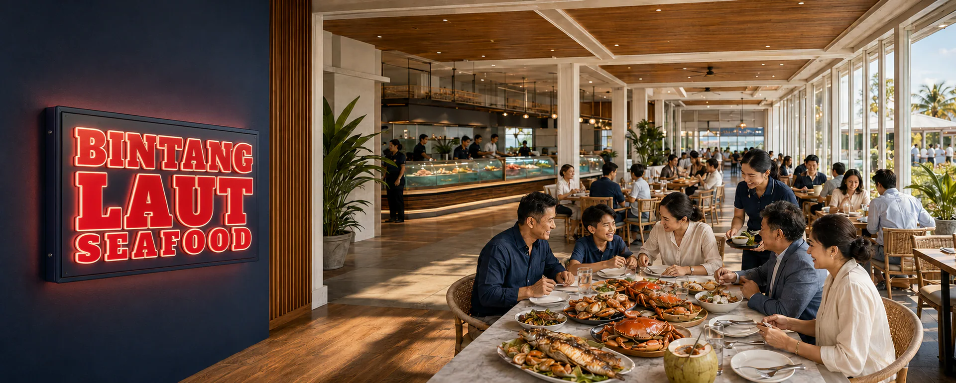 Bintang Laut Seafood PRJ di Jakarta Pusat