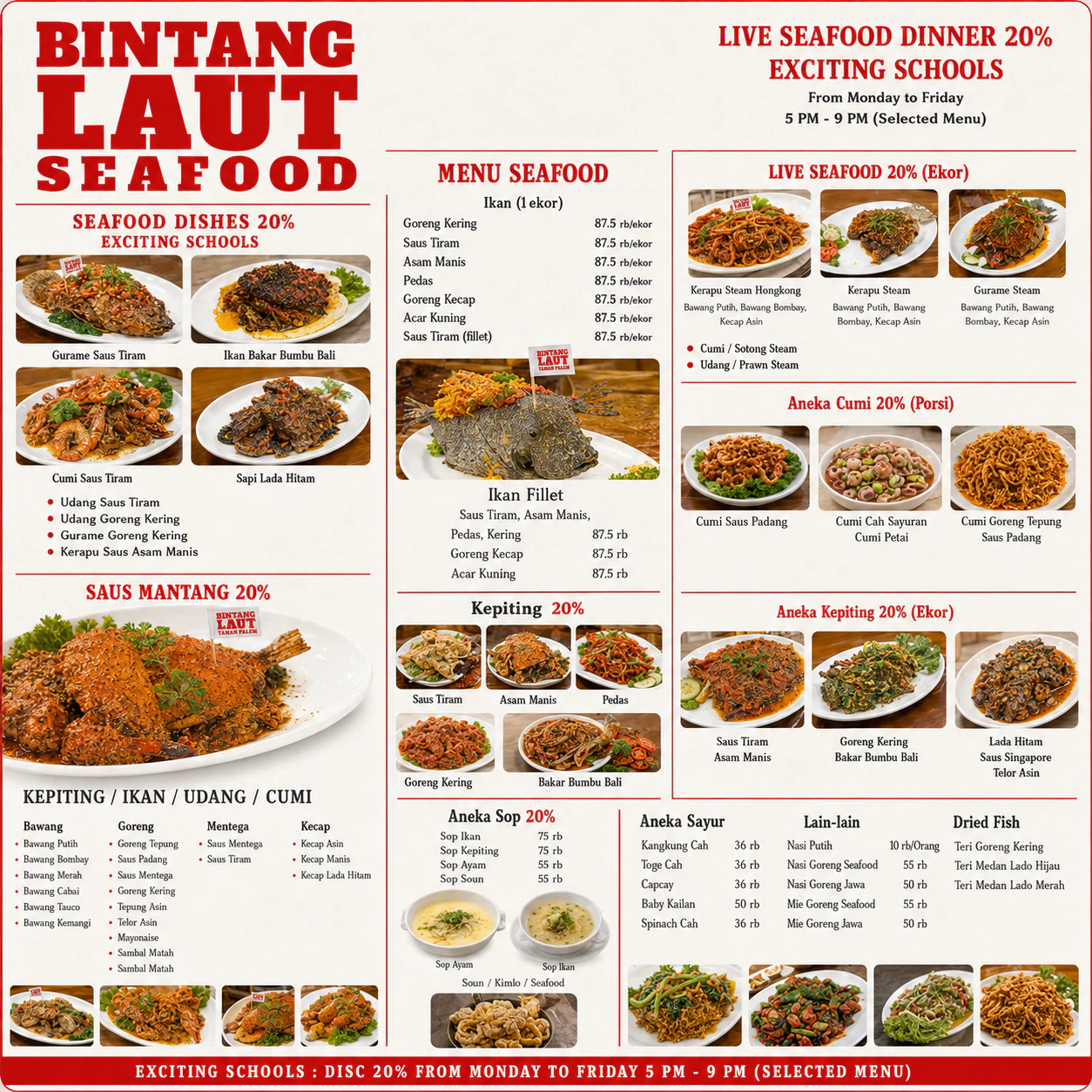 Menu Bintang Laut Taman Palem halaman 1