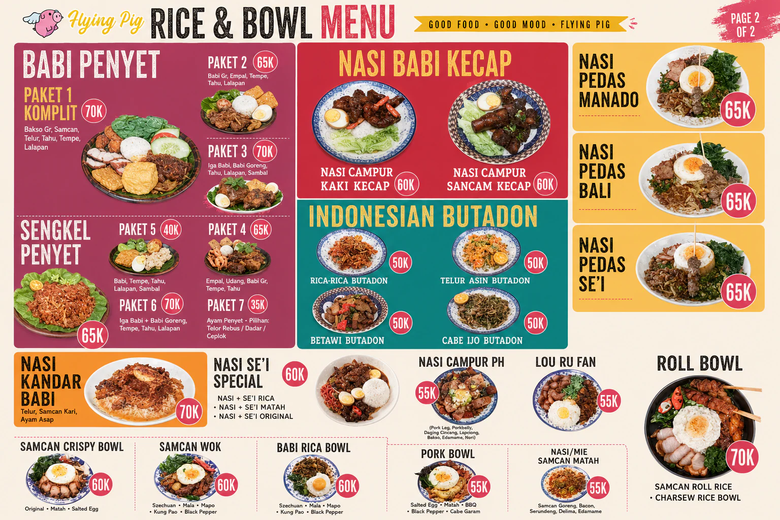 Menu Flying Pig halaman 1