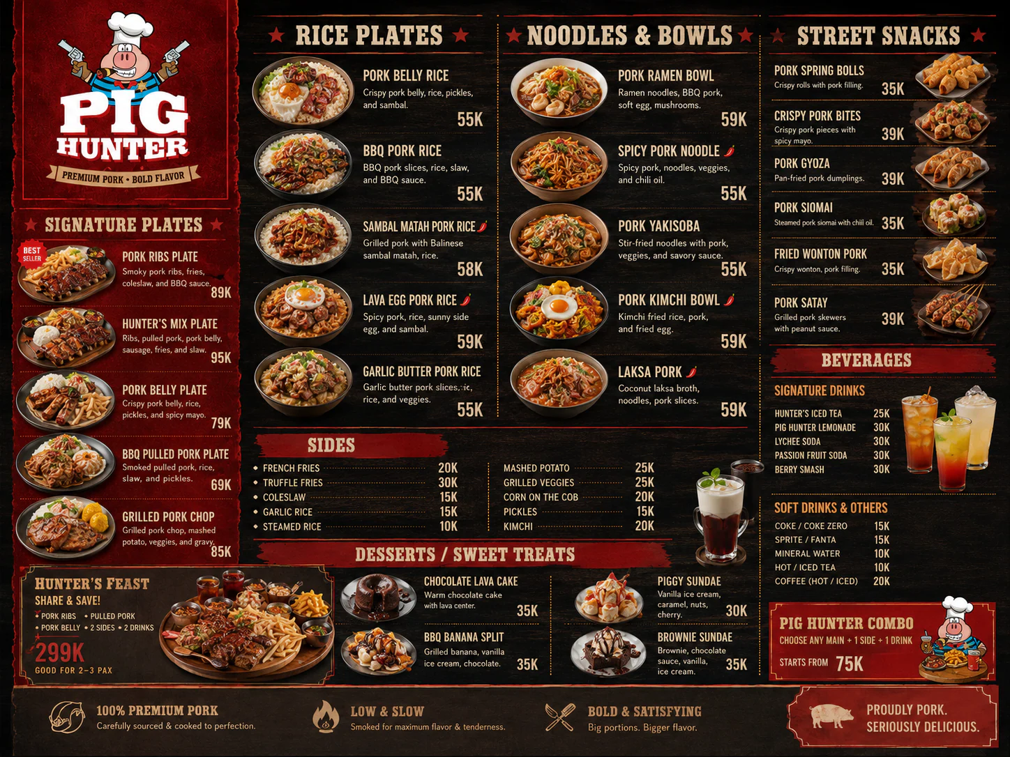 Menu Pig Hunter Summarecon halaman 2